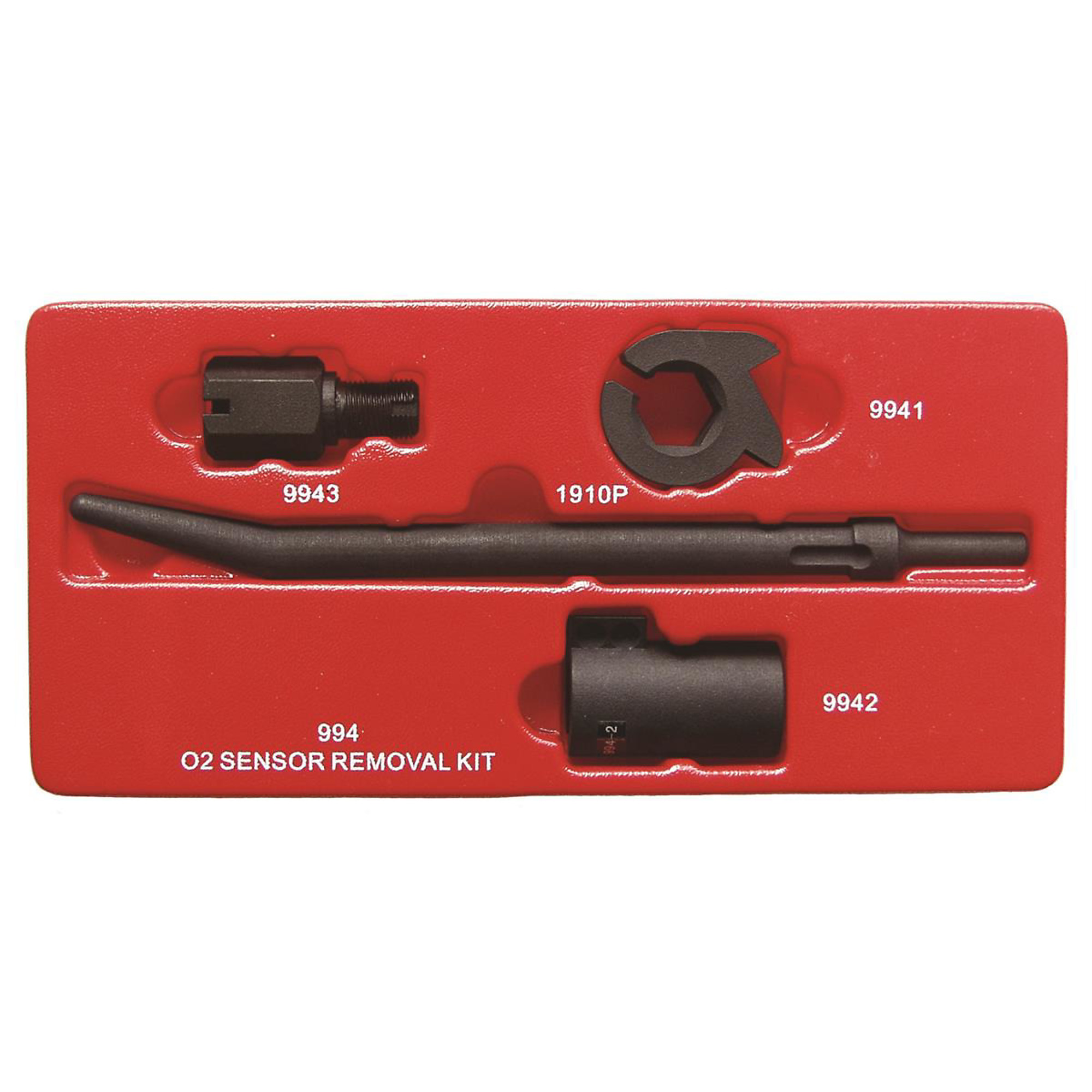 Milton Industries LTI Shockit Socket O2 Sensor Removal Kit — Air Hammer Powered, Low and Long Profile Designs, Model# LTILT994